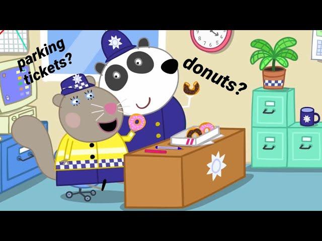 the police in peppa pig are very... questionable