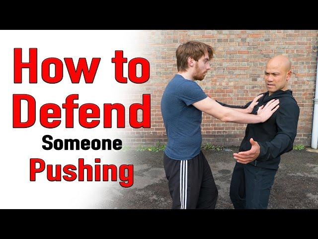 How to defend someone pushing you | Master Wong