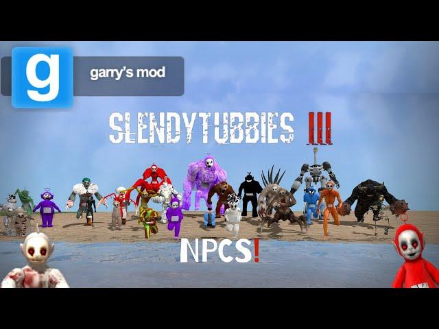 Gmod Mod Reviews: Slendytubbies 3 SNPC Pack!