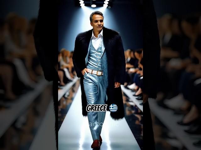 World Leaders on the Runway!  Part 3 #donaldtrump #ai #leaders  #presidents #usa #poland