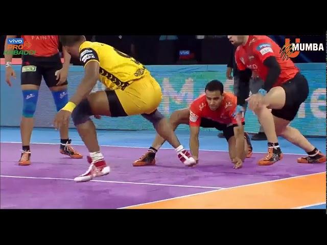 Fazel Atrachali Top Tackles Vs Telugu Titans