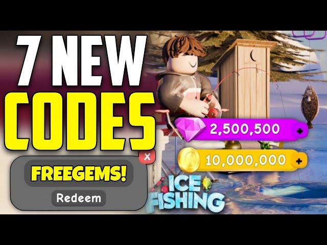 *NEW* ALL WORKING CODES FOR ICE FISHING SIMULATOR IN 2024! ROBLOX ICE FISHING SIMULATOR CODES