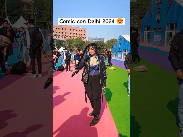 Guess Her ? Comic con Delhi 2024  #shorts #anime #comiccon #comiccon2024