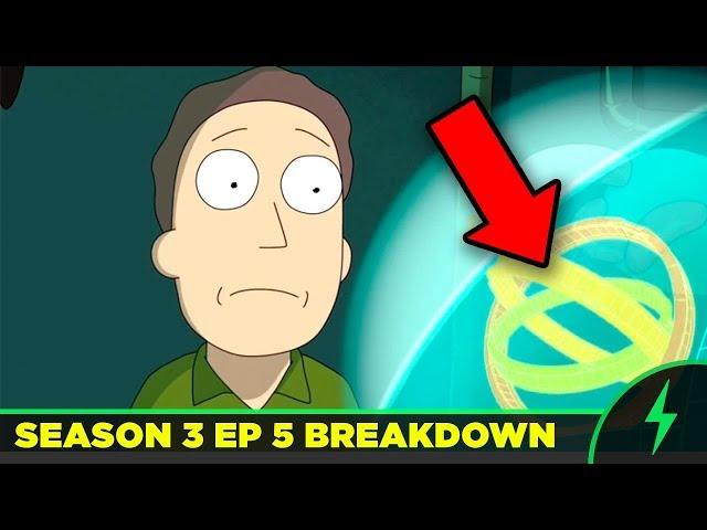 Rick and Morty 3x05 "The Whirly Dirly Conspiracy" - Every Joke You Missed!