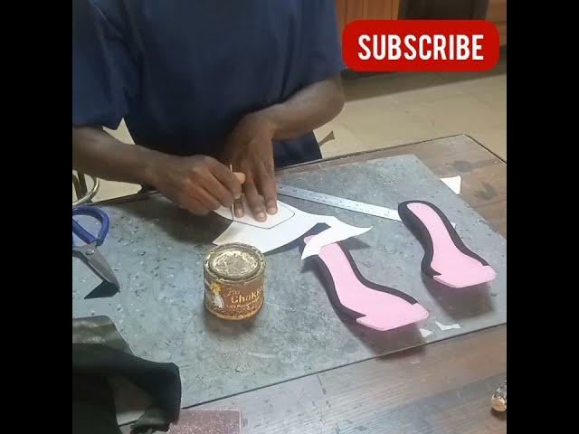 making a female Crystal Heel shoe