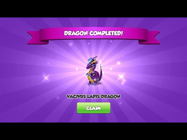 Finally, I got Vacivus Lapis Dragon - Dragon Mania Legends