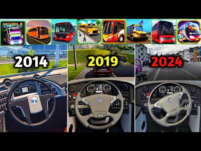 Evolution of mobile Bus simulator games (2014-2024)