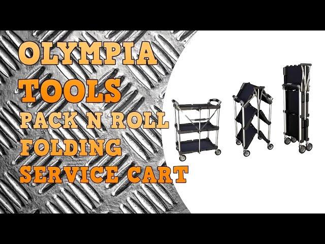 Olympia Tools Pack N Roll Folding Service Cart Model 85-188