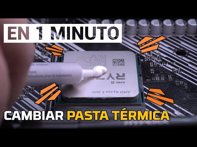 Cambia la Pasta Termica de tu Procesador en 1 MINUTO 2021