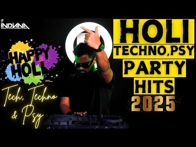 Celebrate Holi 2025 with Psytrance & Techno | High-Energy Holi Festival Mix | Holi Rave Party 2025