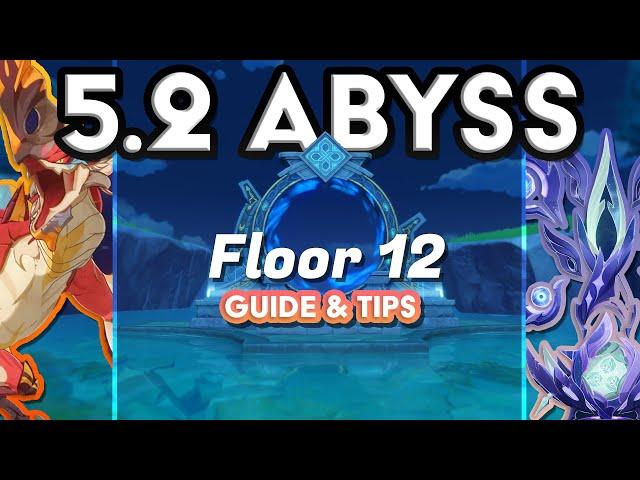 Guide and Tip on BEATING Floor 12 - 5.2 Spiral Abyss! | Genshin Impact