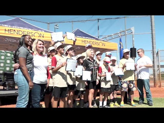 Raiders hosting Little League World Series team at a home game