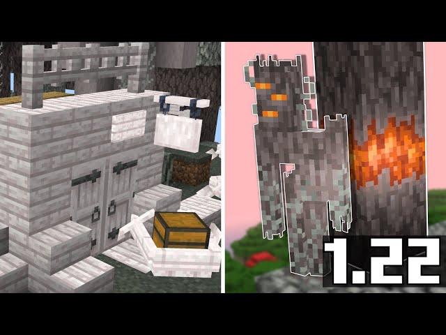 Майнкрафт 1.22 НА ТЕЛЕФОНЕ - Скрипун, Бледный сад | Обзор Minecraft Bedrock | Обновление 1.21.50.20