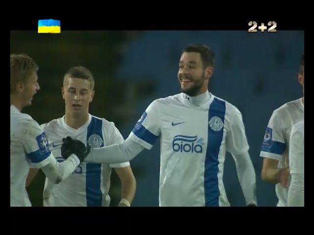 Днепр - Черноморец - 1:0. Гол: Евгений Шахов (28')