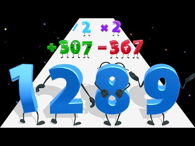 Number Run 3D - Funny Number Game Run Race Stack Master Max Level Freeplay Highscore