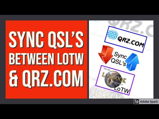 Sync QSL’s Between LoTW and QRZ