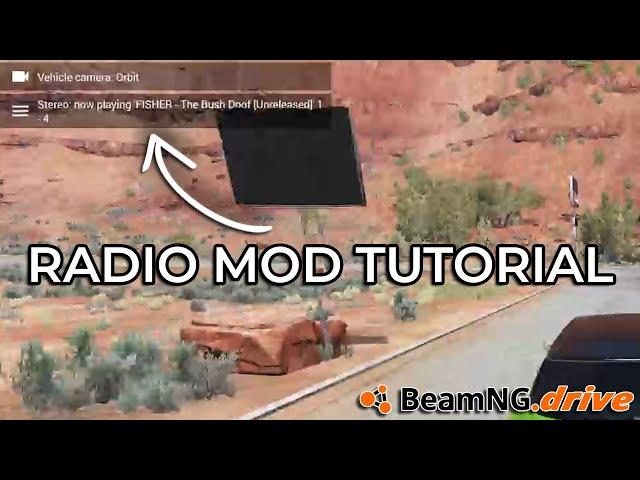 HOW TO GET A WORKING RADIO IN BEAMNG.DRIVE (2021)