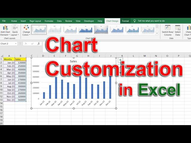 Chart Customization in Excel | Excel Tutorial Part 16/50