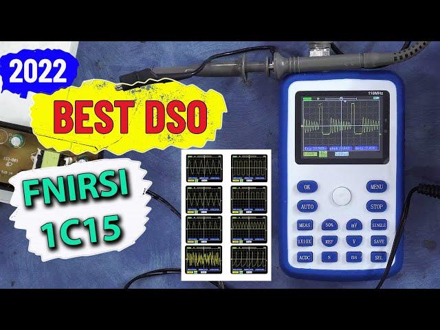 Recommended  Portable #DSO (110MHz/500MS/s): #FNIRSI-1C15 