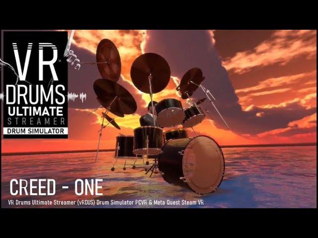 Creed - One Drum Cover in VR (vRDUS virtual reality) #vr