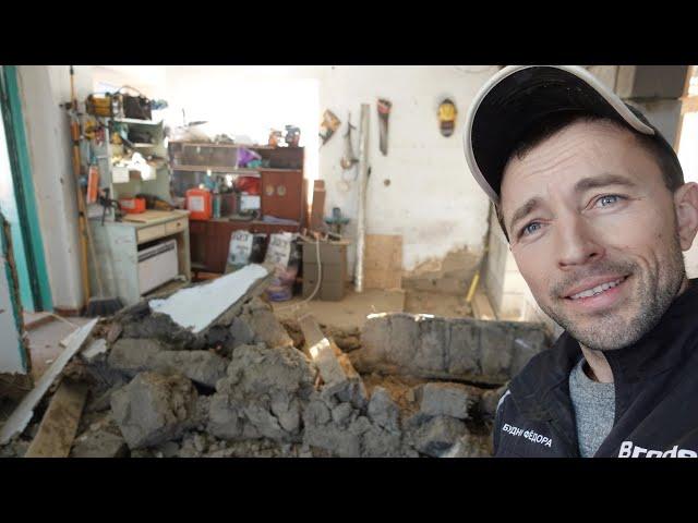  ИЗ ХАЛУПЫ ДЕЛАЮ ДВОРЕЦ, РЕМОНТ СТАРОГО ДОМА ИЗ САМАНА НА ХУТОРЕ