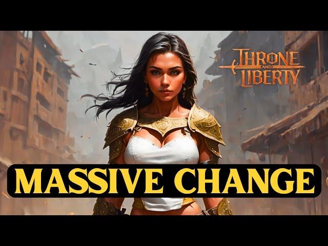 Throne and Liberty MASSIVE CHANGES - Big Nerfs and Gear Boost For Better Farming Experience