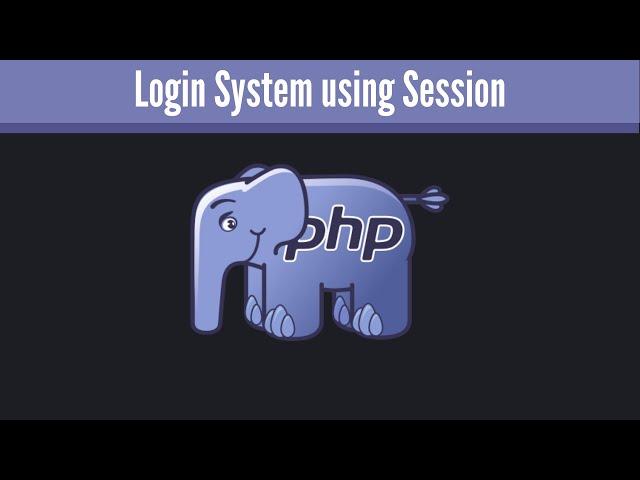 PHP Login Logout System Tutorial with Session Management