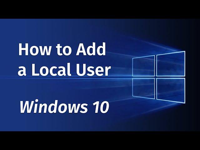 Add another person to your PC-Windows 10 | APTeck Tutorials