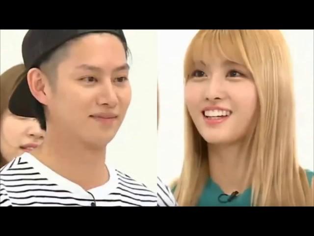 is heechul really in love with momo?