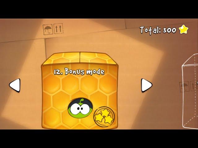 CUT THE ROPE - BONUS MODE BOX (ALL LEVELS, ALL STARS) 100% COMPLETE