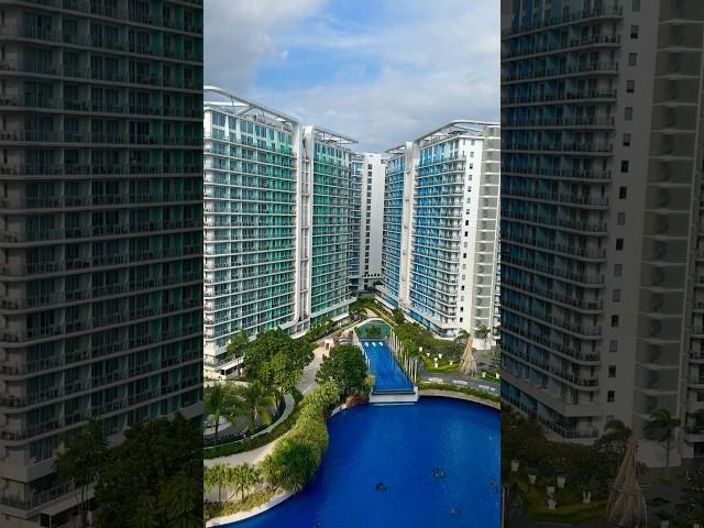 Chillin' by the Pool at Azure Urban Resort Residences ‍️ #ResortLife #AzureLiving