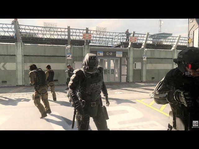 Escaping from the Atlas Facility - Captured - Call of Duty: Advanced Warfare