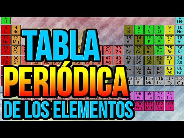 La Tabla periódica de los elementos | Historia y organización