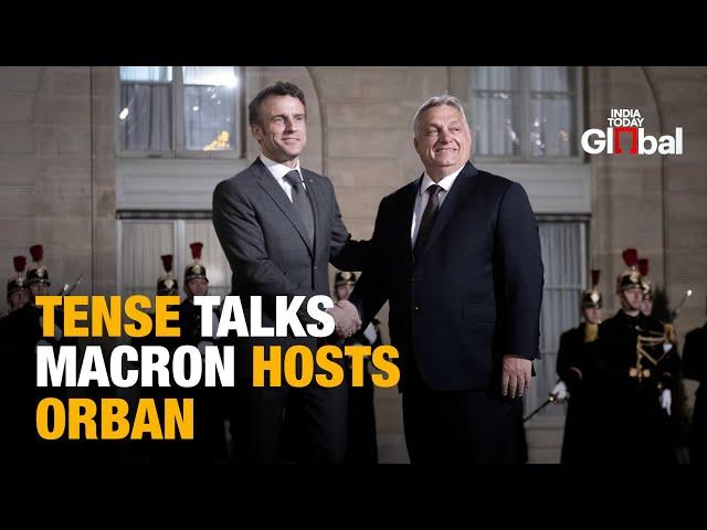 LIVE: French President Macron Meets Hungarian PM Viktor Orban in Paris