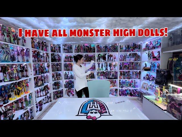 I HAVE ALL MONSTER HIGH DOLLS  - WORLD'S  LARGEST  MONSTER  HIGH  COLLECTION !