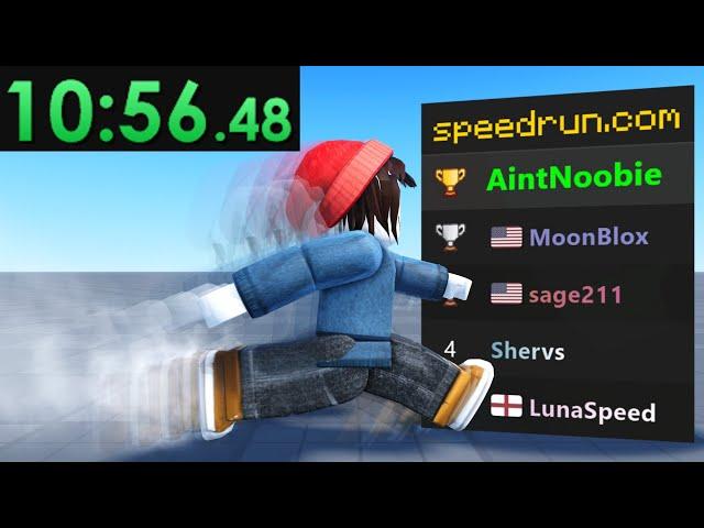 How I almost beat a Roblox Speedrun