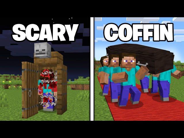 Testing SCARY Minecraft Build Hacks That'll Terrify You