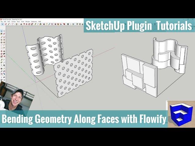 Bending Objects Along Complex Faces with Flowify for SketchUp - SketchUp Extension Tutorials