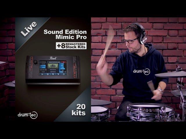 Pearl Mimic Pro Live Sound Edition: Custom Kits by drum-tec FREE with every module