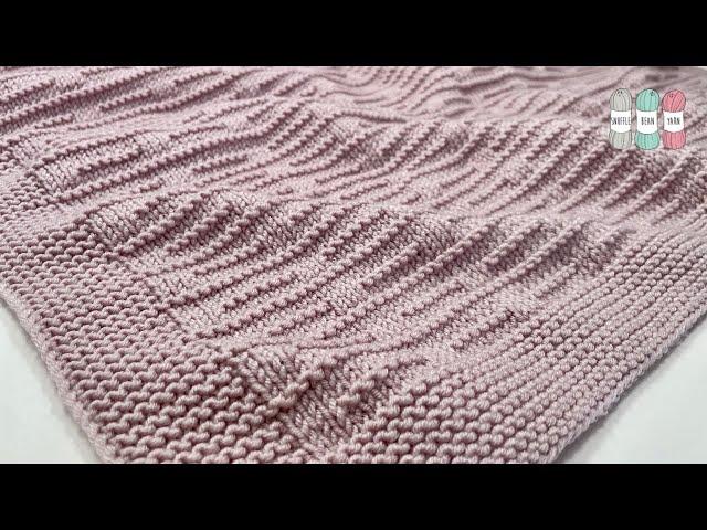 How to Knit the "Milo" Baby Blanket