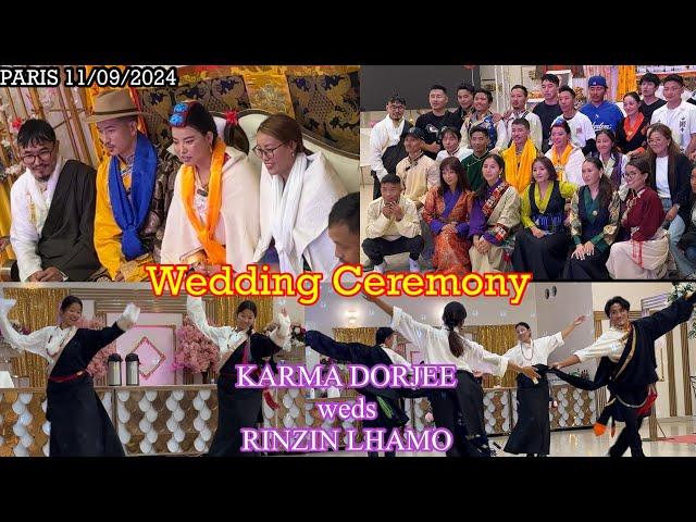 Tibetan Wedding In Paris || Karma Dorjee & Rinzin Lhamo || Tibetan Vlogger