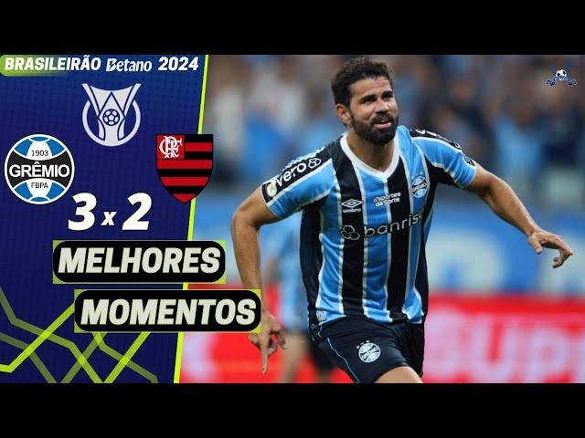 Grêmio 3 x 2 Flamengo | Melhores Momentos (COMPLETO) | Brasileirão 2024