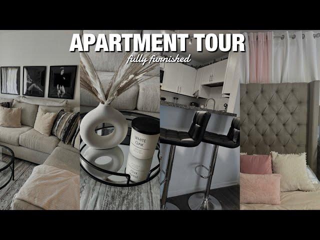 MY FULLY FURNISHED APARTMENT TOUR 2024 | modern & affordable!