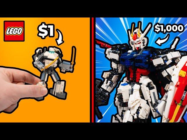 $1 vs $1,000 LEGO Mech