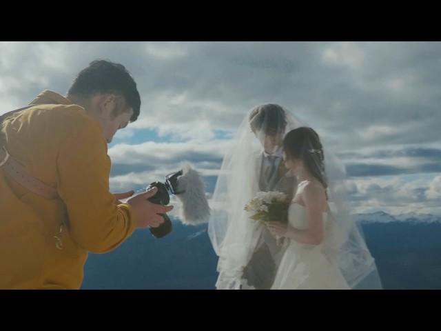 James Hirata Queenstown Prewedding Photographer behind the scenes