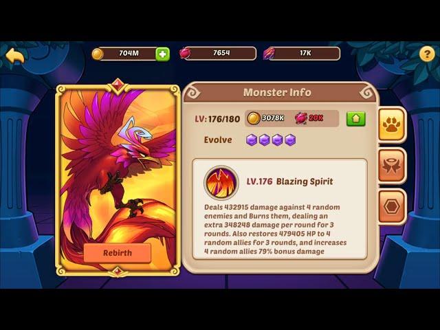 [Idle Heroes] - New Monster Phoenix in Broken Spaces stage 3