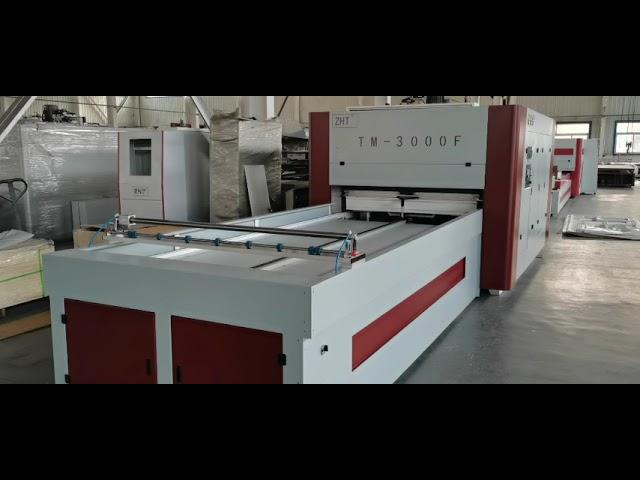 vacuum membrane press machine for door sheet