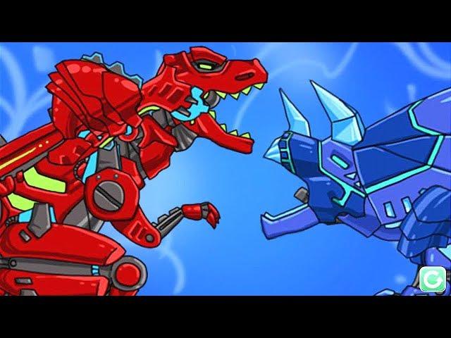 Dino Robot Corps: ALL ANIMATIONS | Eftsei Gaming