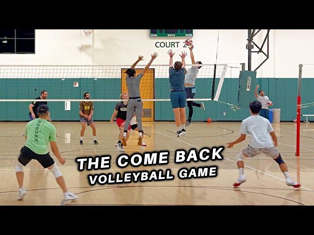 The Come Back Volleyball Game | Dimes vs Tall Ones