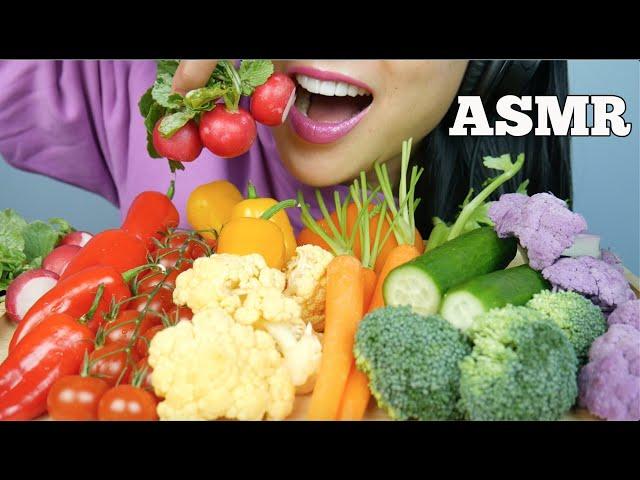 ASMR RAW FRESH VEGGIES (EXTREME CRUNCH EATING SOUNDS) NO TALKING | SAS-ASMR